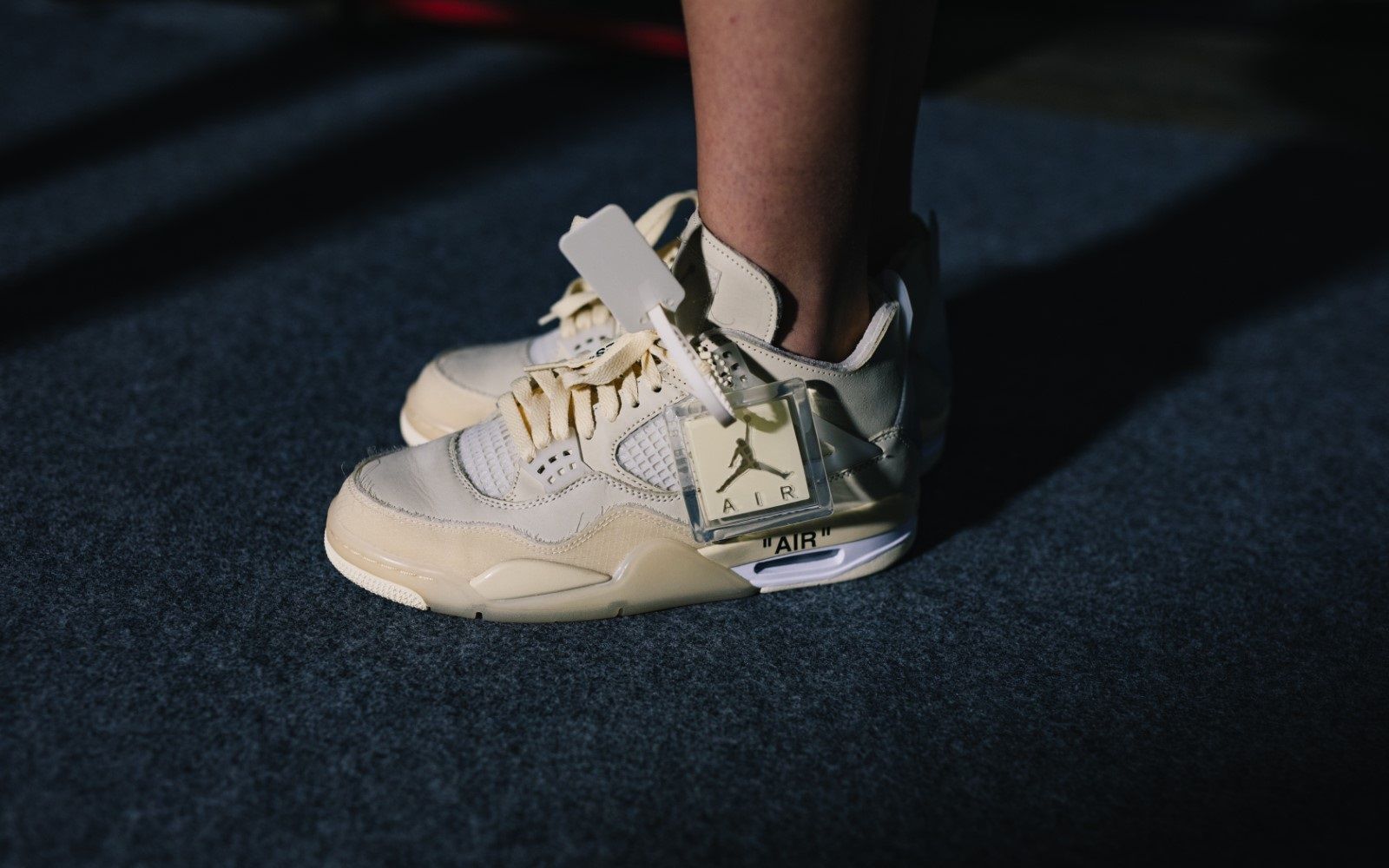 nike air jordan off white bianche