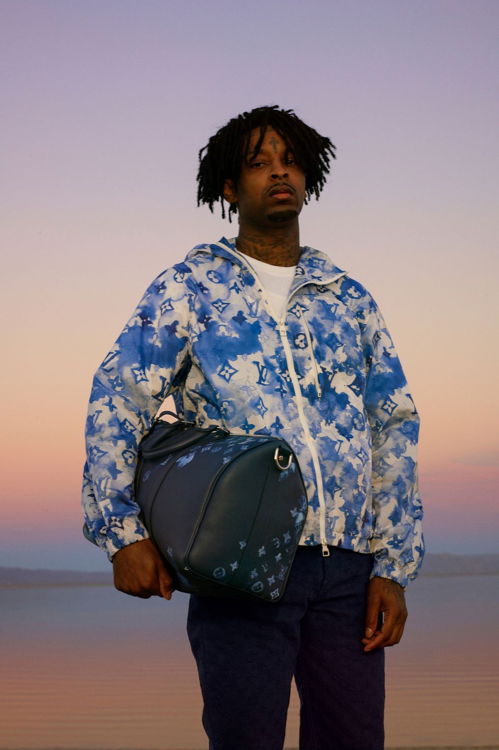 21 Savage Stars in Louis Vuitton's Summer Capsule Collection - V