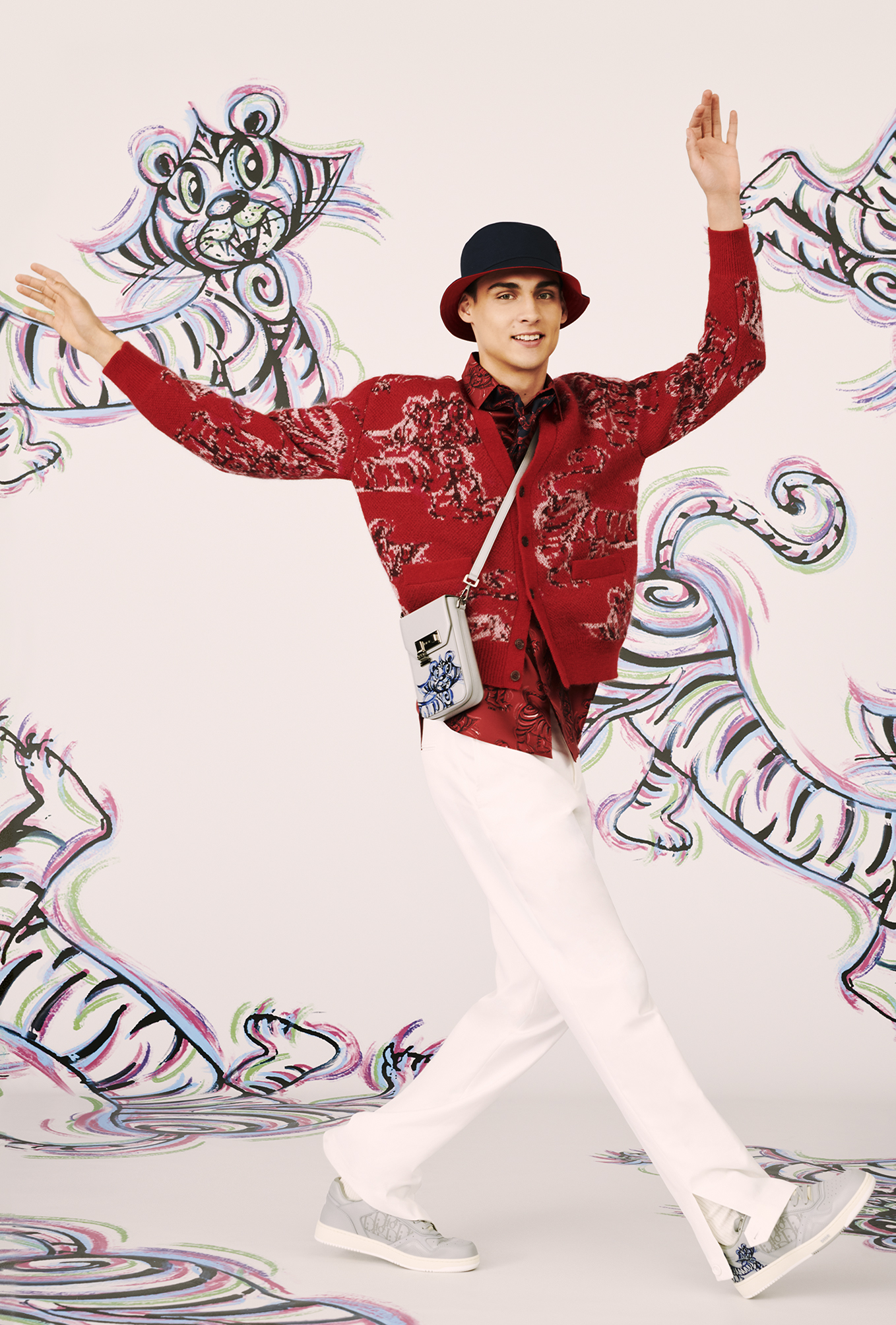 Dior Men Celebrates 2022 Lunar New Year With Kenny Scharf Capsule 