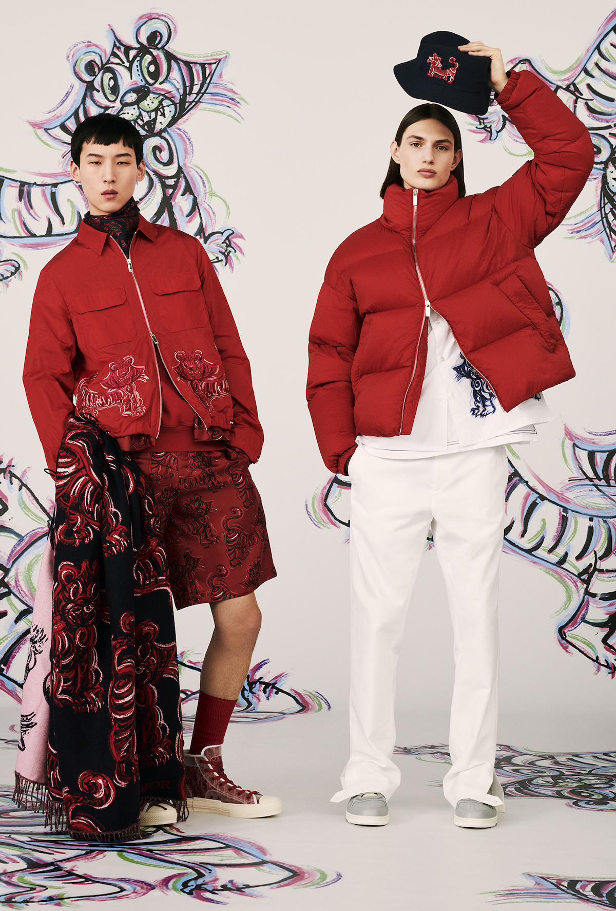 Dior Men Celebrates 2022 Lunar New Year With Kenny Scharf Capsule 