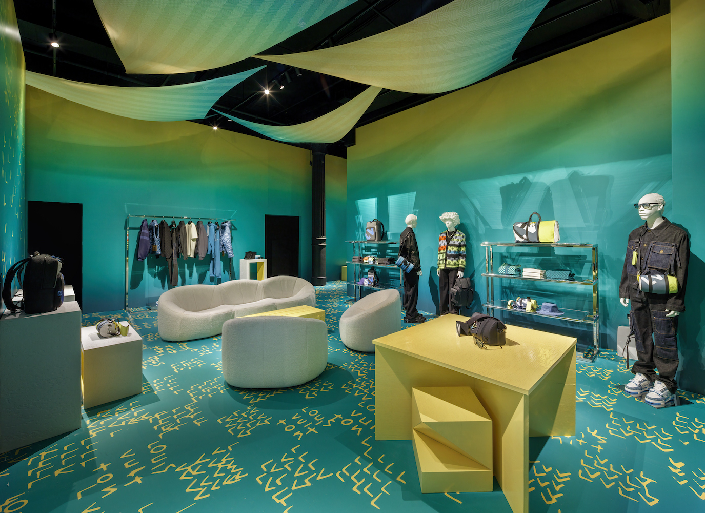 Louis Vuitton Opens SoHo Pop-Up for Its Men's Pre-Fall 2022 Collection –  Footwear News