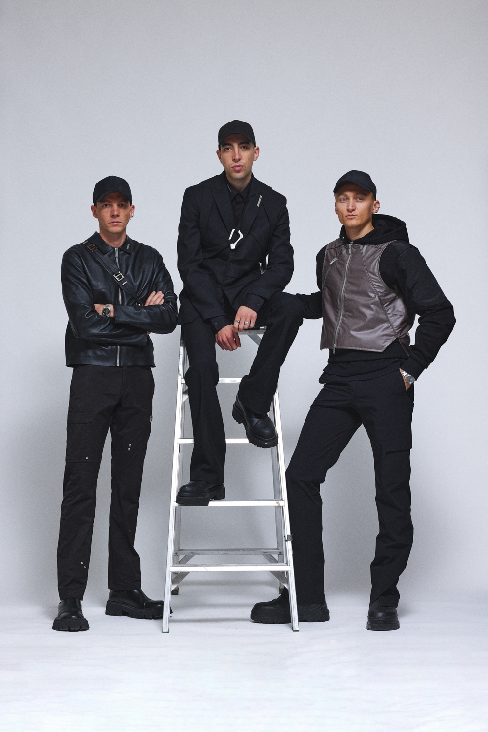  Designers Victor and Julius Juul photographed with muse: Fabio Caldera