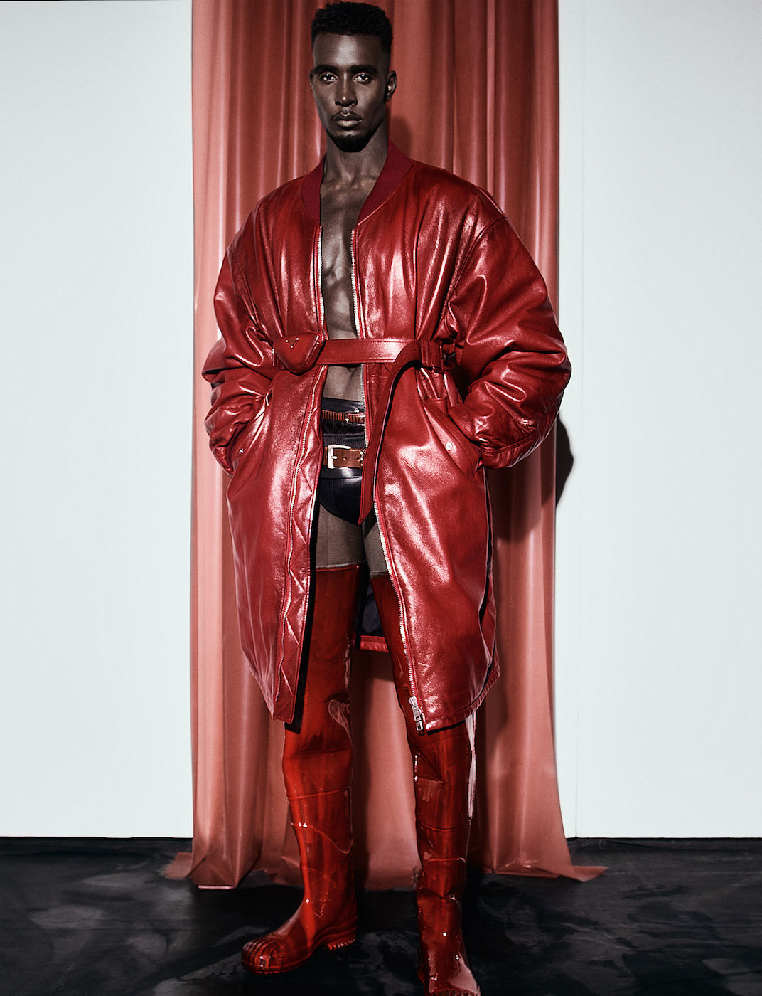  Clothing <strong>Prada</strong>, Shoes <strong>Maison Margiela</strong>, Belts stylist’s own