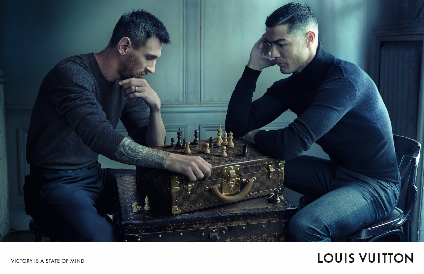 Louis Vuitton Launches New Campaign starring Lionel Messi & Cristiano  Ronaldo - V Magazine