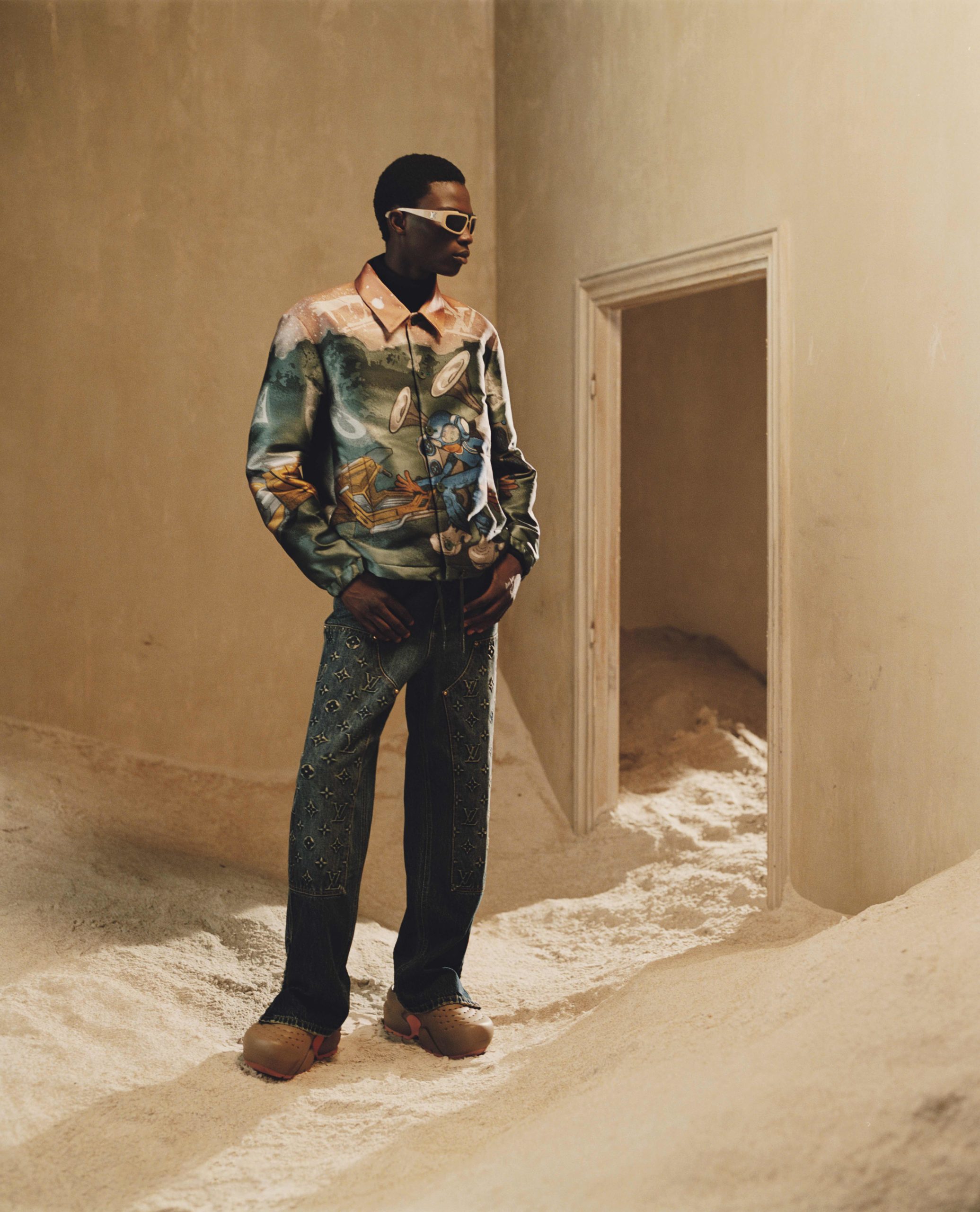 Louis Vuitton Men's Pre Fall 2023: A Tale of Two Ecosystems - V